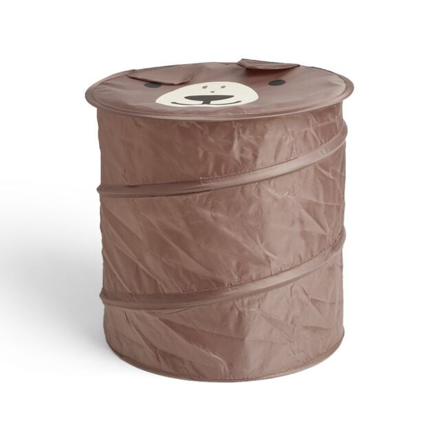 Pani&egrave;re enfant pliable souple ours ou lapin 38L - &Oslash;35xH40cm