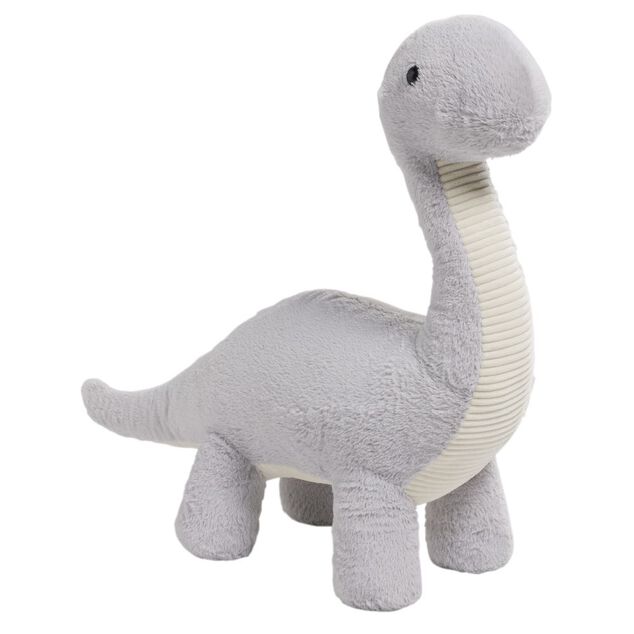 Peluche dinosaure gris H.84 cm