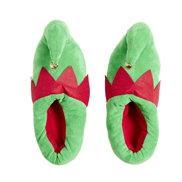 Chaussons No&euml;l mixte lutin verts T36 &agrave; 45