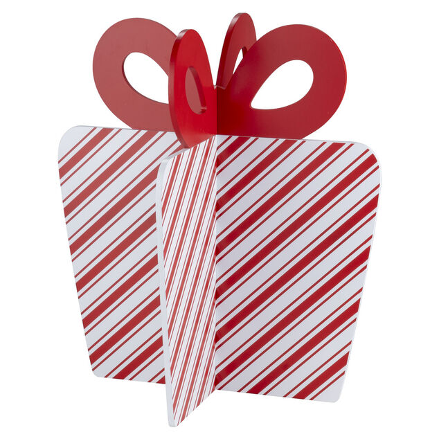 Cadeau à poser Noël en bois Candyland H51 cm