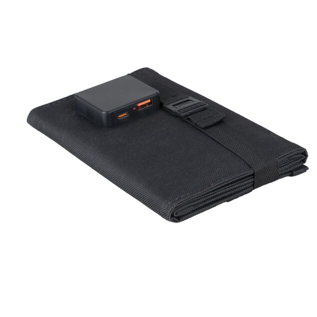 Chargeur solaire nomade noir 8W