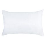 Oreiller moelleux anti acariens polyester blanc 45x70 cm