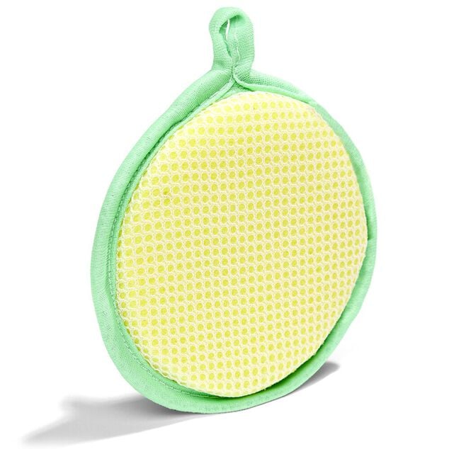 Lot de 5 &eacute;ponges &agrave; vaisselle double-face r&eacute;curante et nettoyante