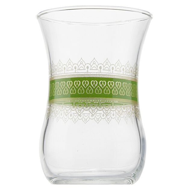 Verre &agrave; th&eacute; x6 verre motif oriental Touareg 11.5cl