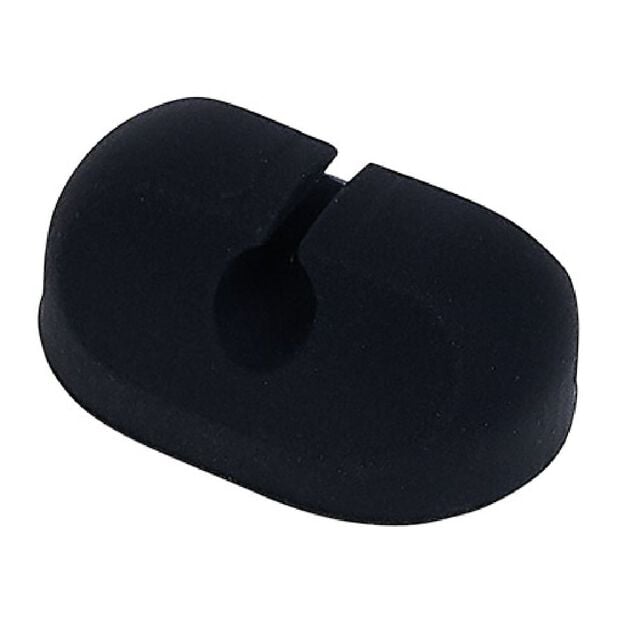 Attache câble adhésif 1 entrée noir ou blanc