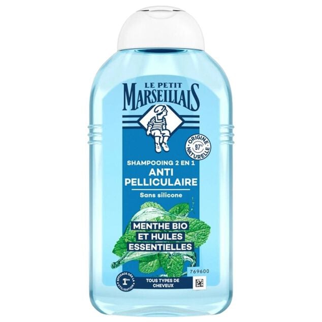 Shampoing anti pelliculaire Le Petit Marseillais menthe bio 250ml