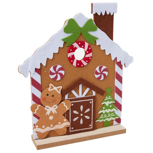 Maison pain d'&eacute;pices fille ou gar&ccedil;on H33cm - 2 mod&egrave;les