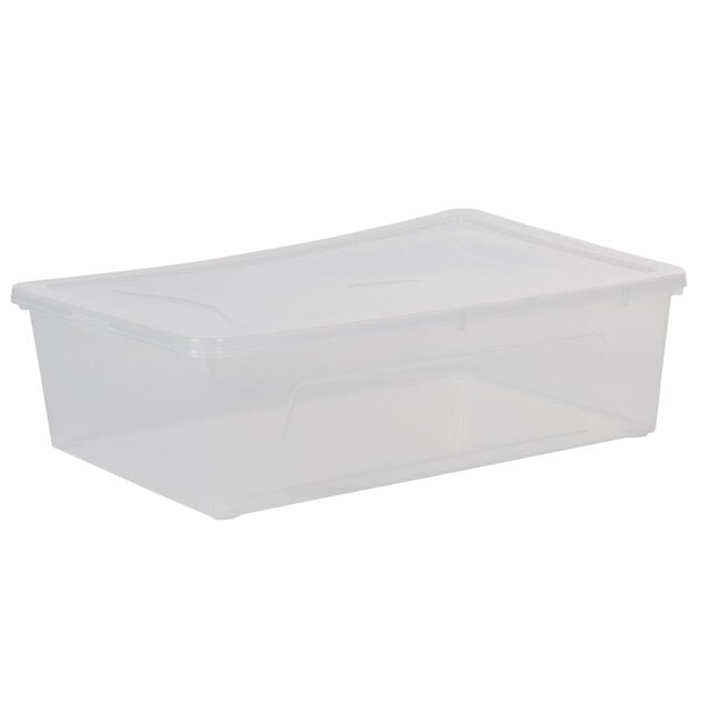 Bo&icirc;te de rangement transparente 22 L
