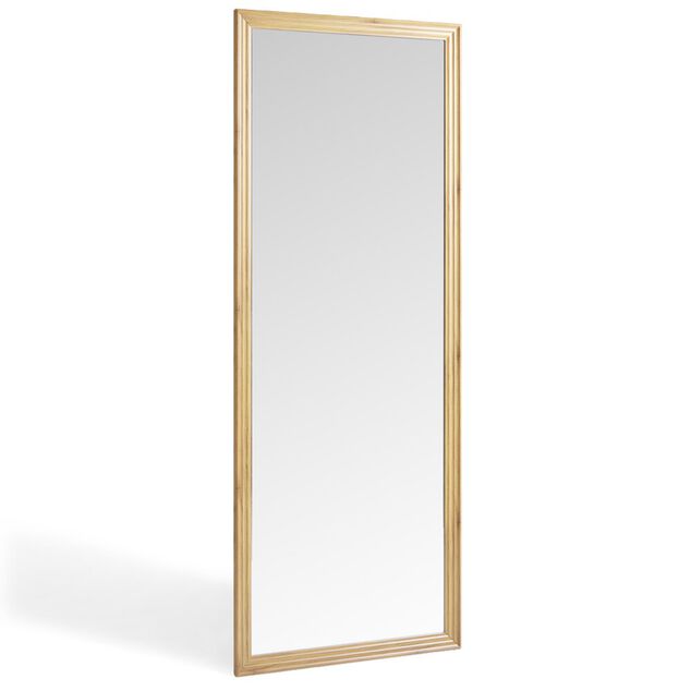 Miroir XL plastique aspect bois 72,5x195cm