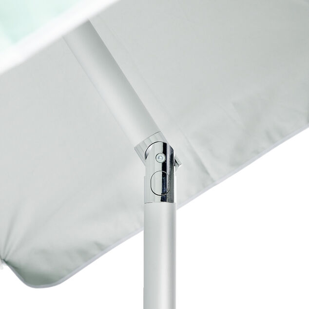 Parasol de plage bleu &eacute;meraude UV UPF50+ &Oslash;180xH195cm