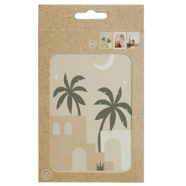 Affiche d&eacute;co 10x15 th&egrave;me Maroc x3 (2 mod&egrave;les)