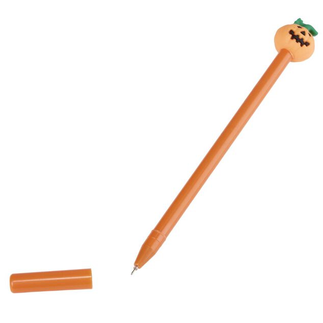 Stylo gel embout design Halloween L17,5cm (plusieurs mod&egrave;les)