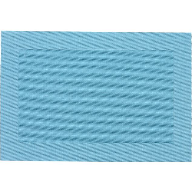 Set de table rectangulaire pvc bleu