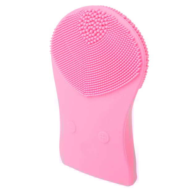 Brosse nettoyante rose pour visage