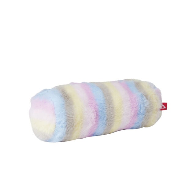 Trousse fausse fourrure polyester multicolore &Oslash;7xL21cm