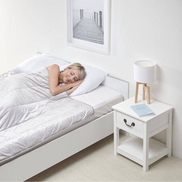 Couverture lest&eacute;e 140x200cm 7kg microbilles de verre (3 mod&egrave;les)