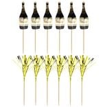 Pic apéritif décoratif argenté x12