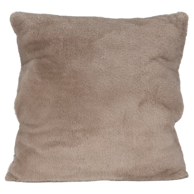 Coussin chauffe-mains uni doux 45x45cm (2 mod&egrave;les)