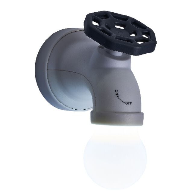 Lampe LED style robinet vintage