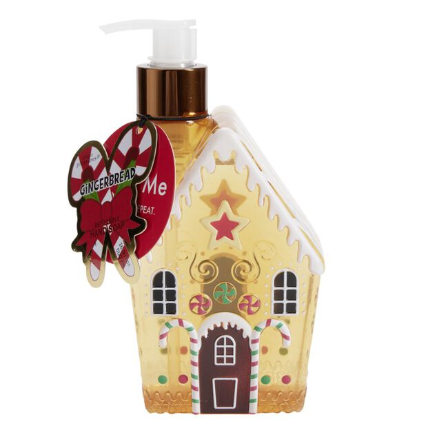 Savon mains liquide flacon forme maison senteur pain d'&eacute;pices 500ml