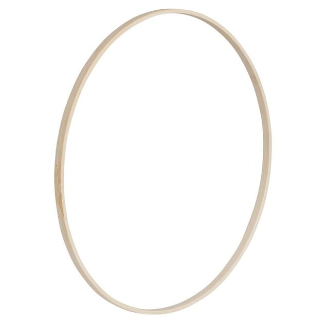 Cercle en bois pour couronne de No&euml;l &Oslash;30cm