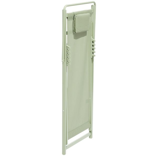 Chilienne Oxford 5 positions vert sauge 61x100xH92cm