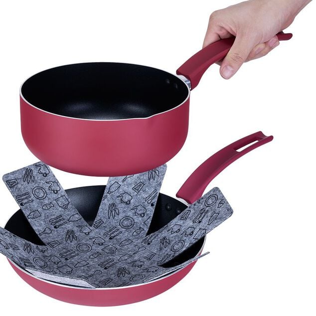 Prot&egrave;ge po&ecirc;le en feutrine x2