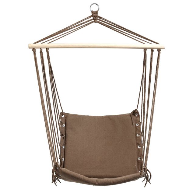 Hamac fauteuil Majorque taupe 1 personne
