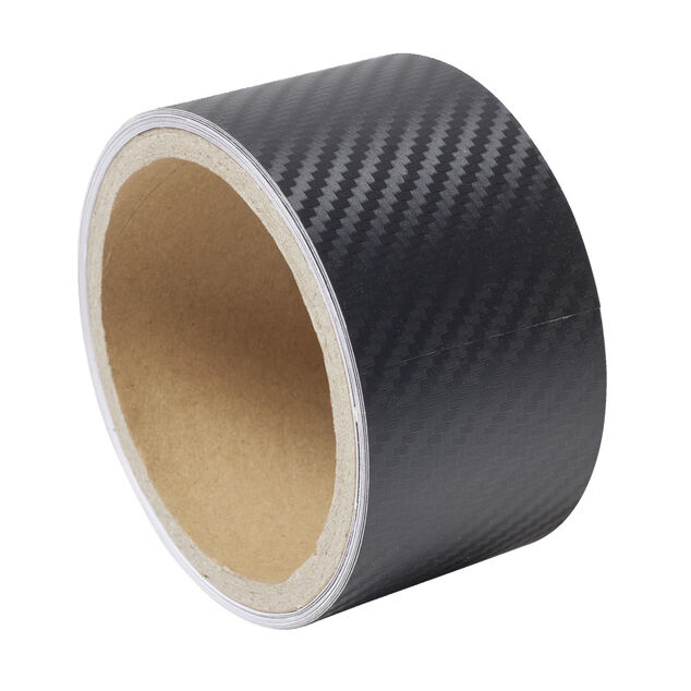 Adh&eacute;sif fibre de carbone noir rouleau 3m