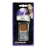 Maquillage avec tube gel pailleté rouge