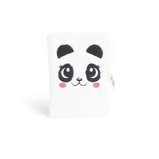 Carnet de note avec couverture en peluche 24x17cm - 5 mod&egrave;les