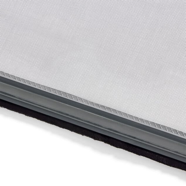 Moustiquaire enroulable pour fen&ecirc;tre 125x160cm PVC gris