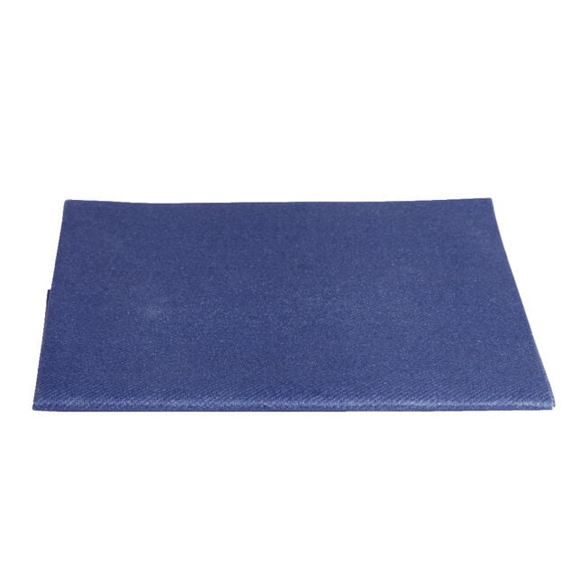 Lot de 12 serviettes intiss&eacute;es bleues 20x20cm