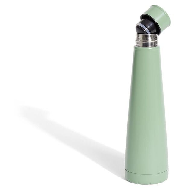 Bouteille isotherme en inox vert 400ml