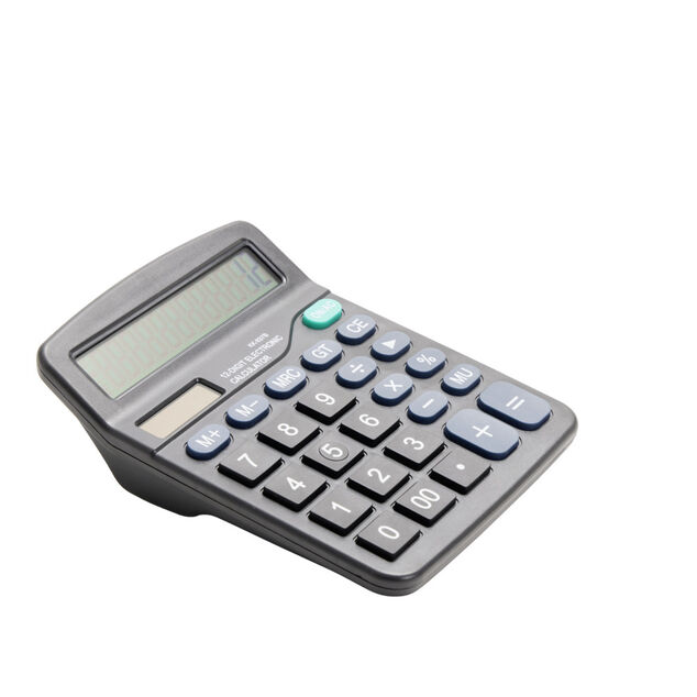 Calculatrice de bureau noir 12x15cm