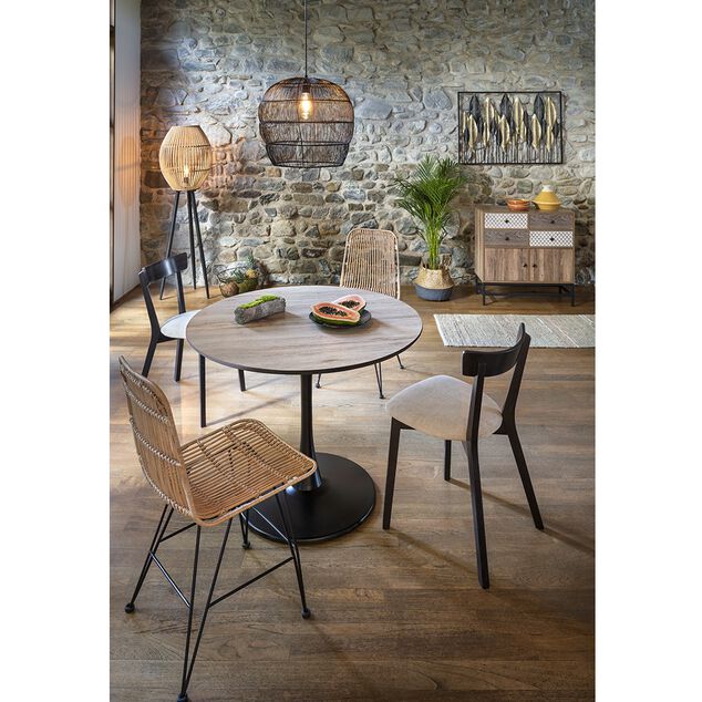 Tapis tiss&eacute; Juan naturel