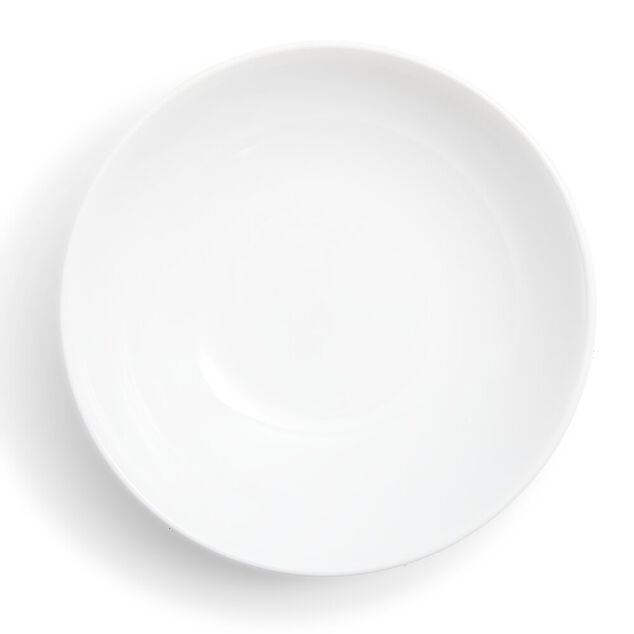 Assiette &agrave; soupe Madrid gr&egrave;s blanc &Oslash;20cm