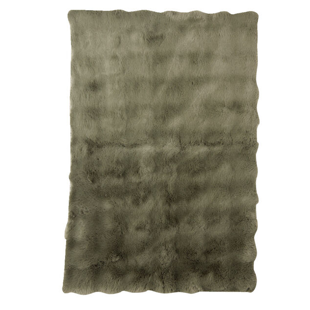 Tapis fausse fourrure rectangulaire relief bulle 60x90cm - 5 mod&egrave;les