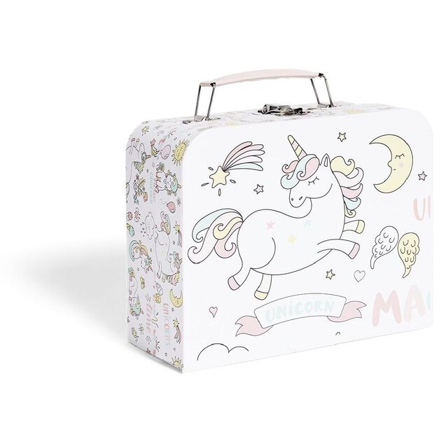 Mallette de transport enfant 20xH8,5x15,5cm - 2 mod&egrave;les