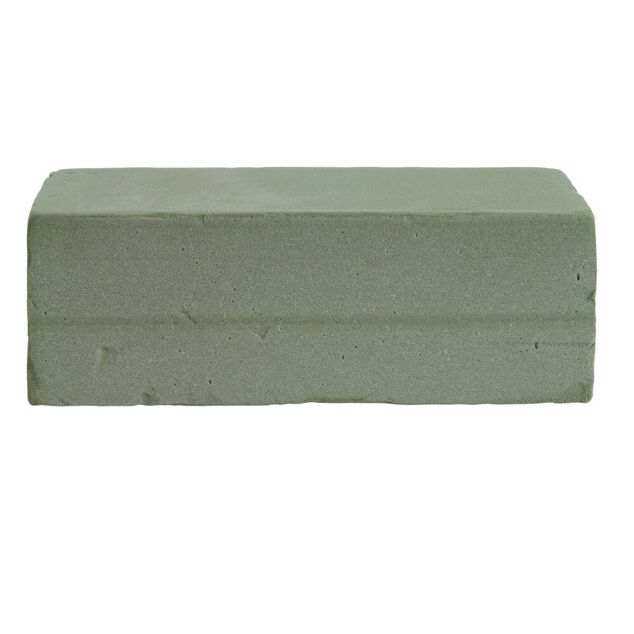 Mousse florale verte pour fleurs fra&icirc;ches 23x11xH8 cm