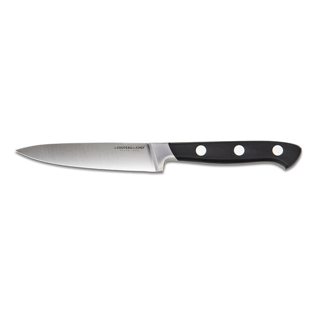 Couteau office forg&eacute; acier carbone lame 9 cm