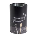 Support à ustensiles en métal noir design Kitchen tools Ø11xH17,4cm