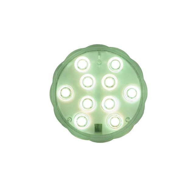 Lumi&egrave;re de piscine RVB submersible avec t&eacute;l&eacute;commande &Oslash;7xH3cm