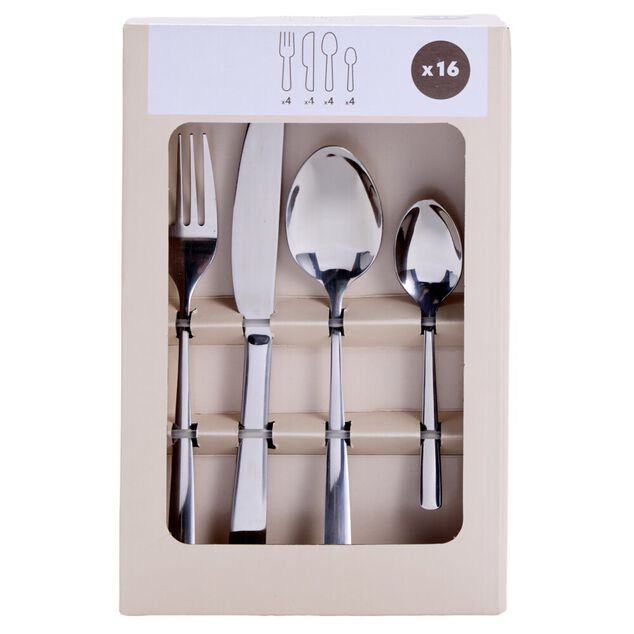 M&eacute;nag&egrave;re 16 pi&egrave;ces acier inoxydable
