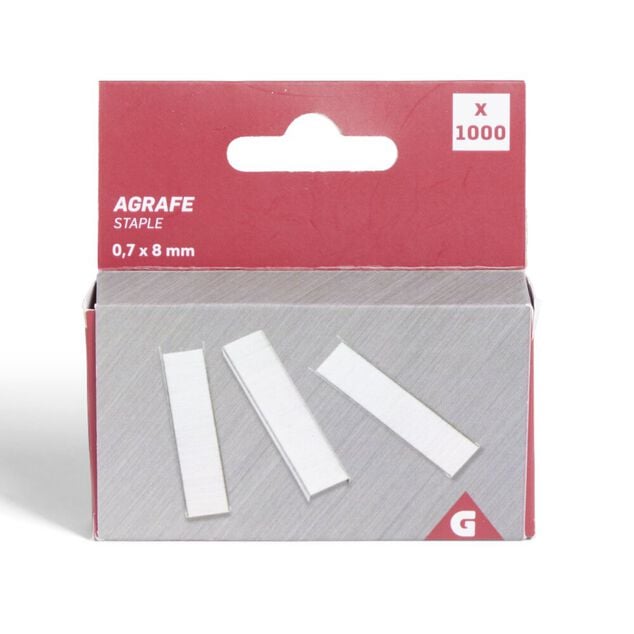 Agrafes 8mm x1000