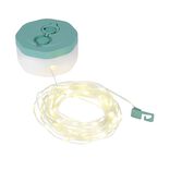 Lampe guirlande 2en1 camping &eacute;tanche rechargeable USB 110LED blanc chaud 8m