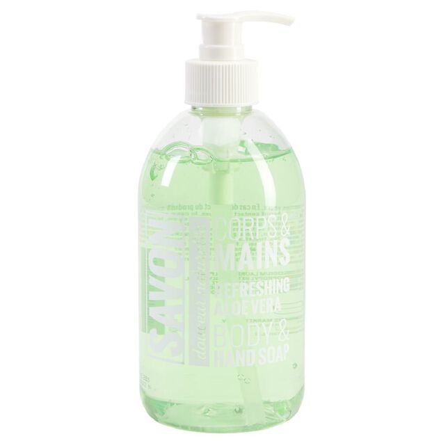 Savon liquide corps et mains parfum alo&eacute; vera 500 ml