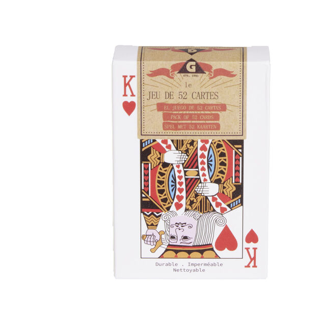 Jeu de 52 cartes waterproof
