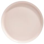 Assiette plate ronde Oslo porcelaine rose &Oslash;26cm