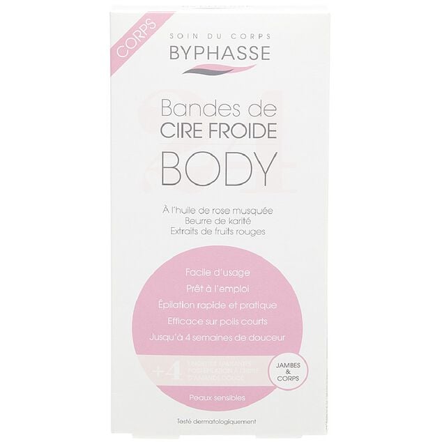 Bande de cire froide x24 jambes et corps peaux sensibles